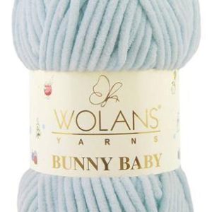 Wolans Yarns Bunny Baby fonal 100-48 szürkéskék